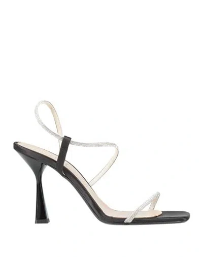 Gaelle Paris Gaëlle Paris Woman Sandals Black Size 5 Textile Fibers