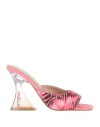 Gaelle Paris Gaëlle Paris Woman Sandals Pink Size 7 Textile Fibers In Pink