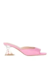 Gaelle Paris Gaëlle Paris Woman Sandals Pink Size 7 Textile Fibers In Pink