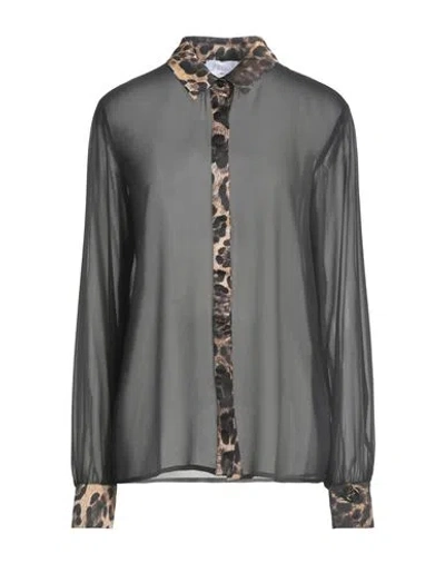 Gaelle Paris Gaëlle Paris Woman Shirt Black Size 8 Polyester