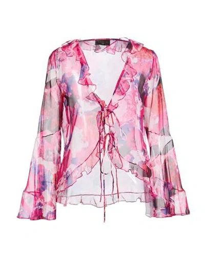 Gaelle Paris Gaëlle Paris Woman Shirt Fuchsia Size 6 Polyester In Pink