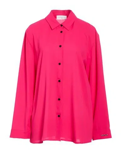Gaelle Paris Gaëlle Paris Woman Shirt Fuchsia Size 6 Polyester In Pink