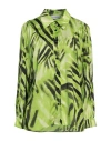 Gaelle Paris Gaëlle Paris Woman Shirt Lime Green Size 6 Polyester In Green