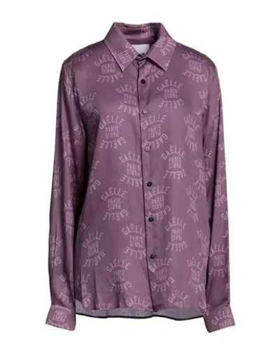 Gaelle Paris Gaëlle Paris Woman Shirt Mauve Size 12 Viscose In Purple