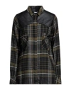 Gaelle Paris Gaëlle Paris Woman Shirt Military Green Size 10 Cotton, Viscose, Polyester, Wool, Polyurethane