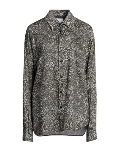 Gaelle Paris Gaëlle Paris Woman Shirt Sand Size 12 Viscose In Beige