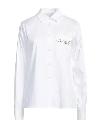 Gaelle Paris Gaëlle Paris Woman Shirt White Size 4 Cotton