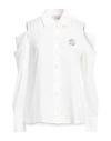 Gaelle Paris Gaëlle Paris Woman Shirt White Size 6 Polyester In White