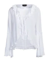 Gaelle Paris Gaëlle Paris Woman Shirt White Size 6 Polyester