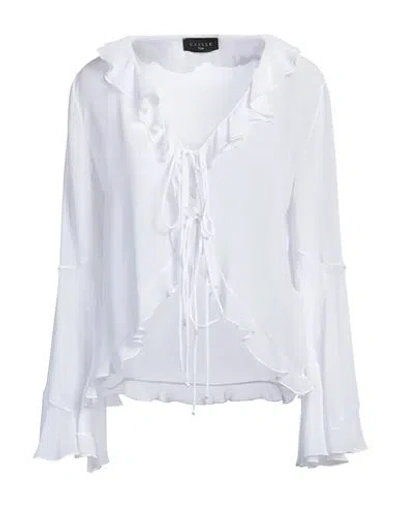 Gaelle Paris Gaëlle Paris Woman Shirt White Size 6 Polyester