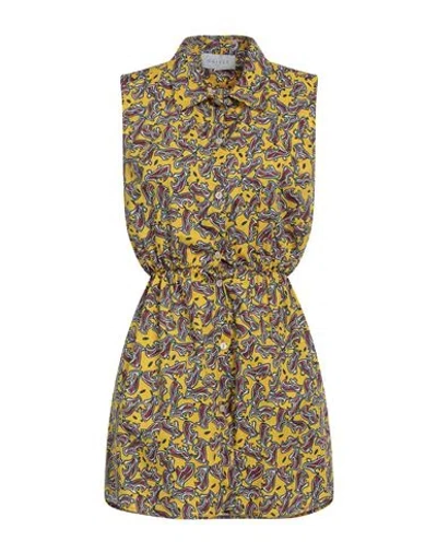 Gaelle Paris Gaëlle Paris Woman Shirt Yellow Size 6 Cotton