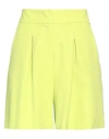 Gaelle Paris Gaëlle Paris Woman Shorts & Bermuda Shorts Lime Green Size 4 Polyester, Elastane In Green