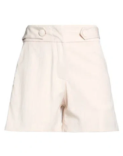 Gaelle Paris Gaëlle Paris Woman Shorts & Bermuda Shorts Beige Size 6 Polyester, Rayon, Elastane In Orange