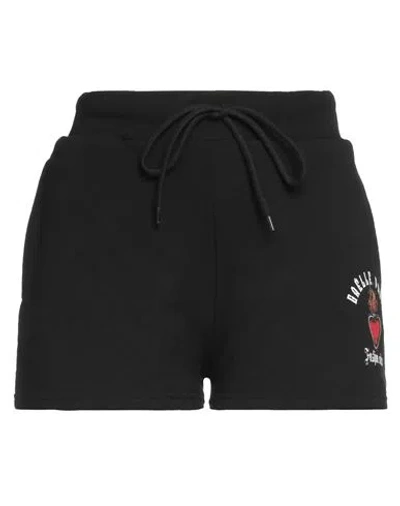 Gaelle Paris Gaëlle Paris Woman Shorts & Bermuda Shorts Black Size 3 Cotton