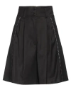 Gaelle Paris Gaëlle Paris Woman Shorts & Bermuda Shorts Black Size 4 Polyester, Viscose, Elastane