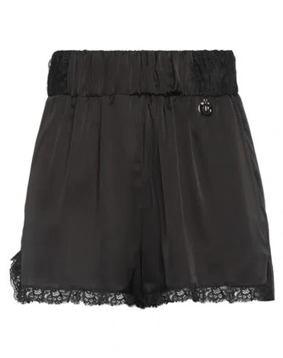 Gaelle Paris Gaëlle Paris Woman Shorts & Bermuda Shorts Black Size 8 Polyester, Elastane