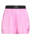 Gaelle Paris Gaëlle Paris Woman Shorts & Bermuda Shorts Fuchsia Size 1 Polyester In Pink