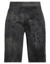Gaelle Paris Gaëlle Paris Woman Shorts & Bermuda Shorts Grey Size 4 Cotton, Elastane In Black