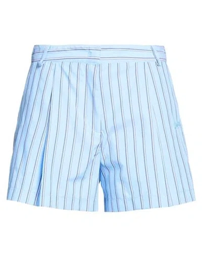 Gaelle Paris Gaëlle Paris Woman Shorts & Bermuda Shorts Light Blue Size 8 Cotton