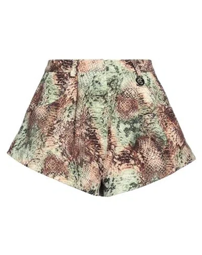 Gaelle Paris Gaëlle Paris Woman Shorts & Bermuda Shorts Light Green Size 4 Polyester, Elastane