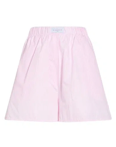 Gaelle Paris Gaëlle Paris Woman Shorts & Bermuda Shorts Light Pink Size 4 Cotton