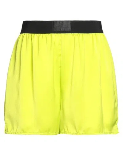 Gaelle Paris Gaëlle Paris Woman Shorts & Bermuda Shorts Lime Green Size 1 Polyester In Yellow