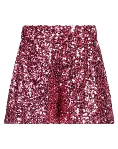 Gaelle Paris Gaëlle Paris Woman Shorts & Bermuda Shorts Magenta Size 6 Polyester, Elastane In Purple