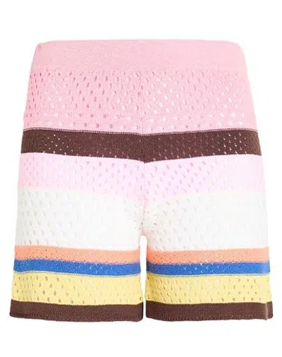 Gaelle Paris Gaëlle Paris Woman Shorts & Bermuda Shorts Pink Size 1 Cotton, Acrylic In Multi
