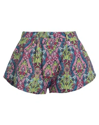 Gaelle Paris Gaëlle Paris Woman Shorts & Bermuda Shorts Pink Size 6 Cotton, Elastane