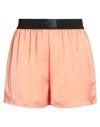 Gaelle Paris Gaëlle Paris Woman Shorts & Bermuda Shorts Salmon Pink Size 1 Polyester In Orange