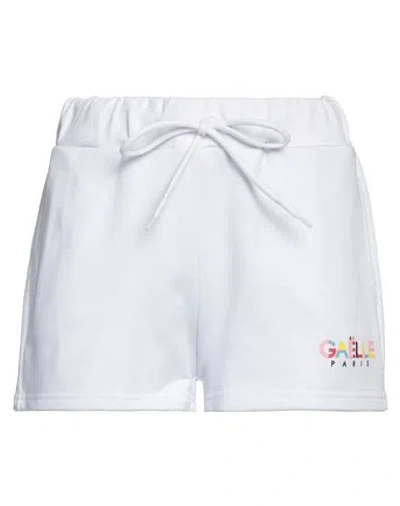 Gaelle Paris Gaëlle Paris Woman Shorts & Bermuda Shorts White Size 3 Cotton