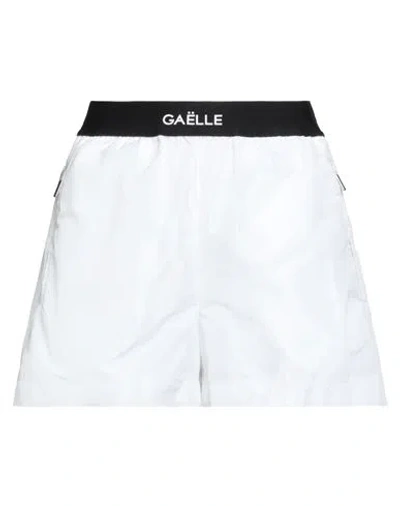 Gaelle Paris Gaëlle Paris Woman Shorts & Bermuda Shorts White Size 4 Polyester