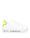 Gaelle Paris Gaëlle Paris Woman Sneakers White Size 8 Textile Fibers In White