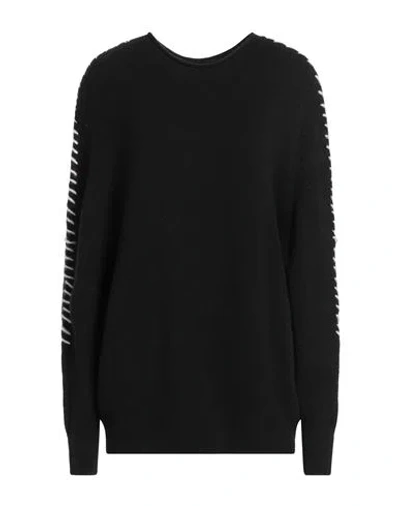 Gaelle Paris Gaëlle Paris Woman Sweater Black Size 1 Acrylic, Polyamide, Polyester, Wool, Viscose