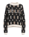 Gaelle Paris Gaëlle Paris Woman Sweater Black Size 3 Acrylic, Wool, Viscose, Alpaca Wool In Black