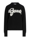 Gaelle Paris Gaëlle Paris Woman Sweater Black Size 1 Acrylic, Wool, Viscose, Polyester