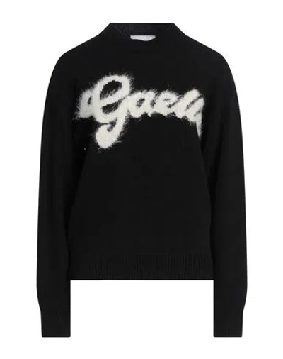 Gaelle Paris Gaëlle Paris Woman Sweater Black Size 1 Acrylic, Wool, Viscose, Polyester