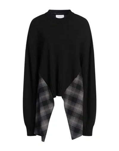 Gaelle Paris Gaëlle Paris Woman Sweater Black Size 1 Polyacrylic, Viscose, Wool, Alpaca Wool, Cotton