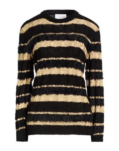 Gaelle Paris Gaëlle Paris Woman Sweater Black Size 1 Polyamide, Viscose, Acrylic, Mohair Wool, Metallic Fiber