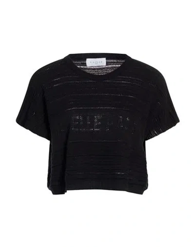 Gaelle Paris Gaëlle Paris Woman Sweater Black Size 2 Cotton, Acrylic