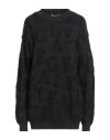 Gaelle Paris Gaëlle Paris Woman Sweater Black Size 2 Viscose, Cotton, Polyester, Polyamide In Black