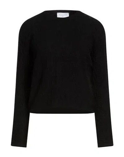 Gaelle Paris Gaëlle Paris Woman Sweater Black Size 2 Viscose, Polyester, Polyamide, Elastane
