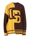 Gaelle Paris Gaëlle Paris Woman Sweater Brown Size 3 Acrylic, Wool, Viscose, Alpaca Wool In Multi