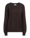 Gaelle Paris Gaëlle Paris Woman Sweater Chocolate Brown Size 3 Viscose, Polyester, Polyamide In Brown