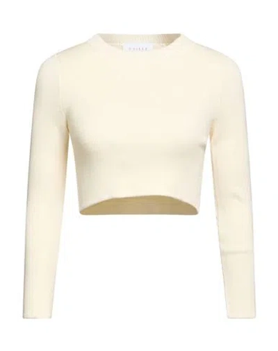 Gaelle Paris Gaëlle Paris Woman Sweater Cream Size 0 Viscose, Polyester, Polyamide In Animal Print