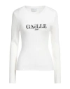 Gaelle Paris Gaëlle Paris Woman Sweater Cream Size 1 Viscose, Polyester, Polyamide In White