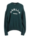 Gaelle Paris Gaëlle Paris Woman Sweater Deep Teal Size 1 Polyacrylic, Wool, Alpaca Wool In Green