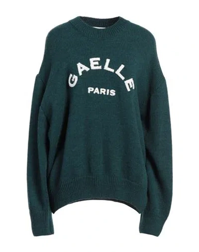 Gaelle Paris Gaëlle Paris Woman Sweater Deep Teal Size 1 Polyacrylic, Wool, Alpaca Wool In Green