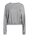 Gaelle Paris Gaëlle Paris Woman Sweater Grey Size 1 Viscose, Polyester, Polyamide In Gray