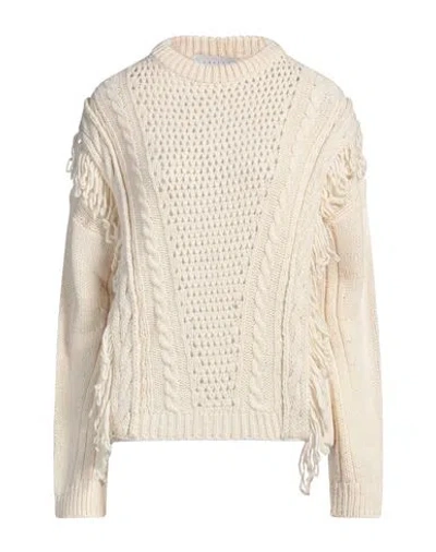 Gaelle Paris Gaëlle Paris Woman Sweater Ivory Size 1 Acrylic, Wool, Viscose, Alpaca Wool In White